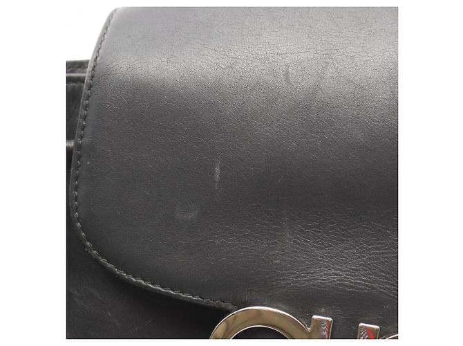 Zaino Double Gancini Salvatore Ferragamo Marrone - vista 8