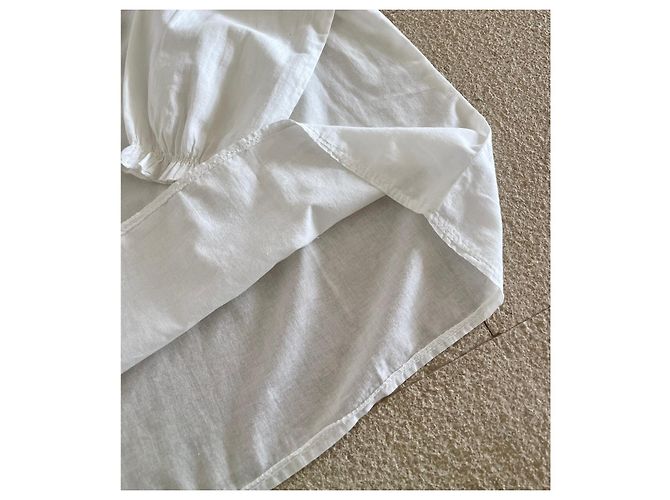 Autre Marque Túnica larga blanca 100% voile de algodón talla 38-40-42 Blanco - vista 10