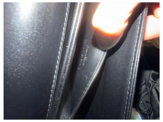 Yves Saint Laurent Borsa Solférino in pelle nera Nero - vista 10