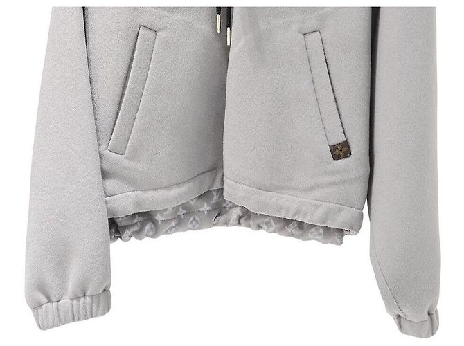 Louis Vuitton Giacca con cappuccio e zip Marrone - vista 4