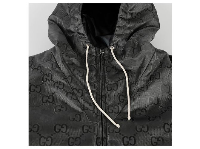 Gucci Giacca a vento Off The Grid Marrone - vista 5