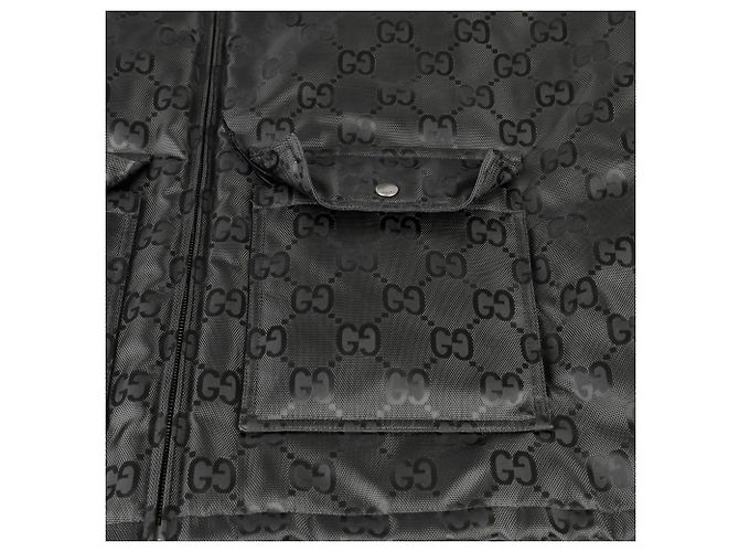 Gucci Giacca a vento Off The Grid Marrone - vista 7