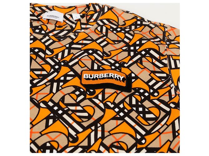 Burberry Felpa con cappuccio logo TB taglia Multicolore - vista 5