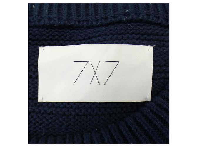 Autre Marque Tejido SEVENBYSEVEN Azul Azul marino - vista 4