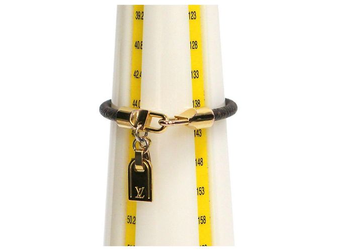 Louis Vuitton Bracciale in Oro Monogramma Marrone - vista 5