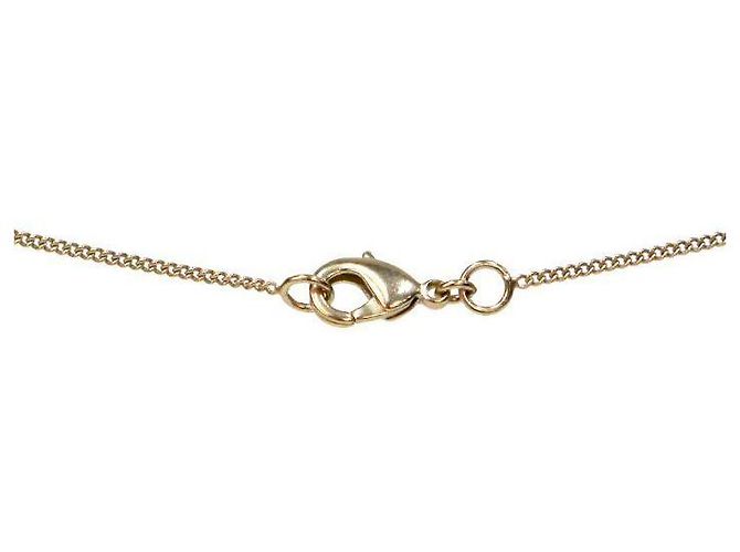 Chanel Colar de Ouro CC com Pérolas Dourado - vista 3