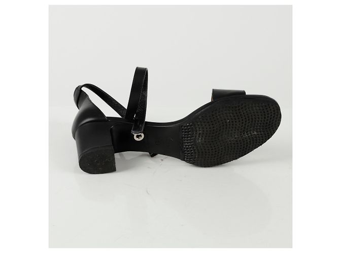Hermès Manège Riemchensandalen Schwarz - Ansicht 10
