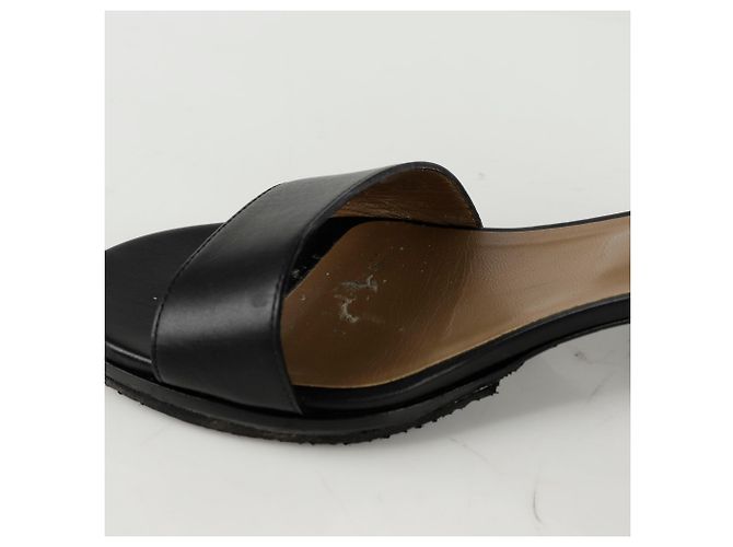 Hermès Manège Riemchensandalen Schwarz - Ansicht 4
