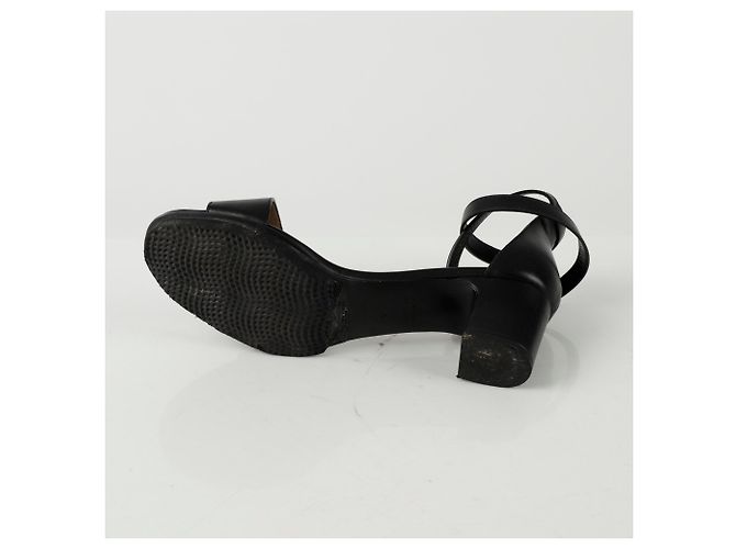 Hermès Manège Riemchensandalen Schwarz - Ansicht 5
