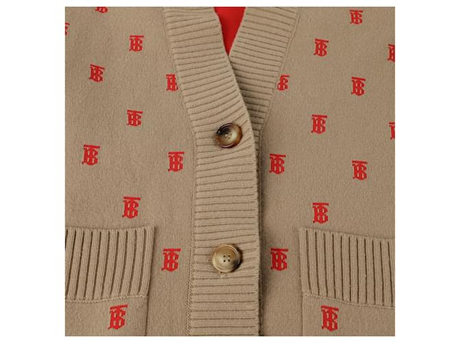 Burberry Monogramm Cardigan Größe Weiß - Ansicht 5