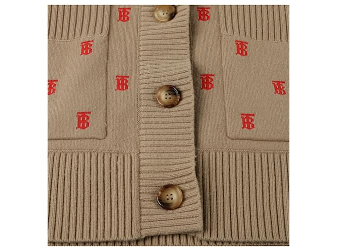 Burberry Monogramm Cardigan Größe Weiß - Ansicht 6