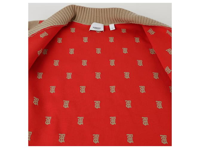 Burberry Monogramm Cardigan Größe Weiß - Ansicht 9