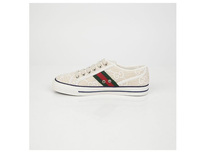 Gucci Tennis-Sneaker Größe Braun - Ansicht 8