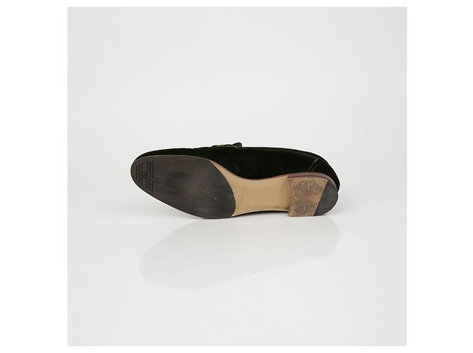 Hermès Mocassino in velluto Parigi Taglia Marrone - vista 10