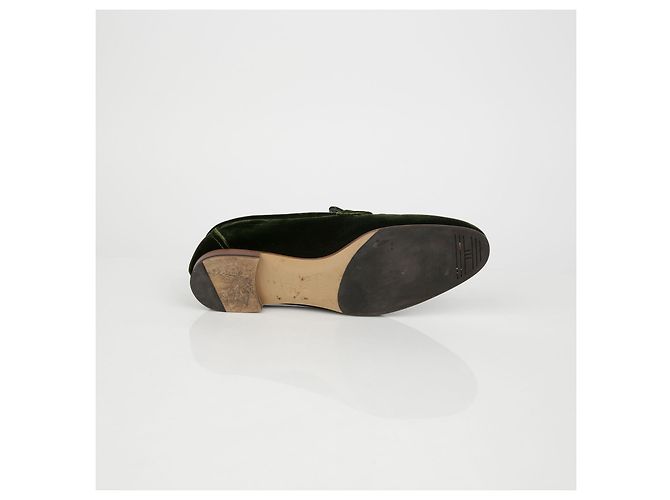 Hermès Mocassino in velluto Parigi Taglia Marrone - vista 11