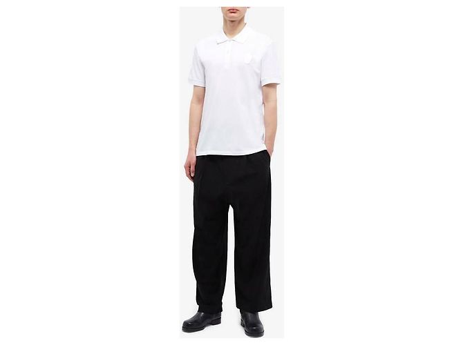 Alexander Mcqueen Polo de manga curta com patch de caveira - vista 7