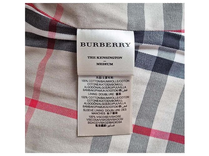 Burberry Abrigo Trench Kensington Castaño - vista 7
