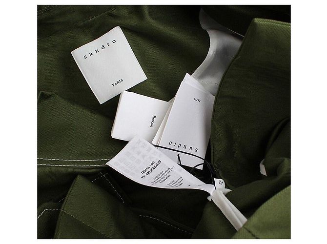 Sandro Chaqueta con cinturón verde - vista 3