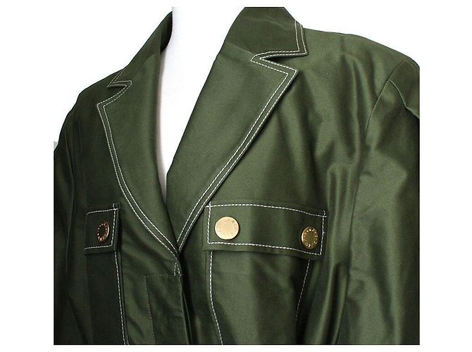Sandro Chaqueta con cinturón verde - vista 4