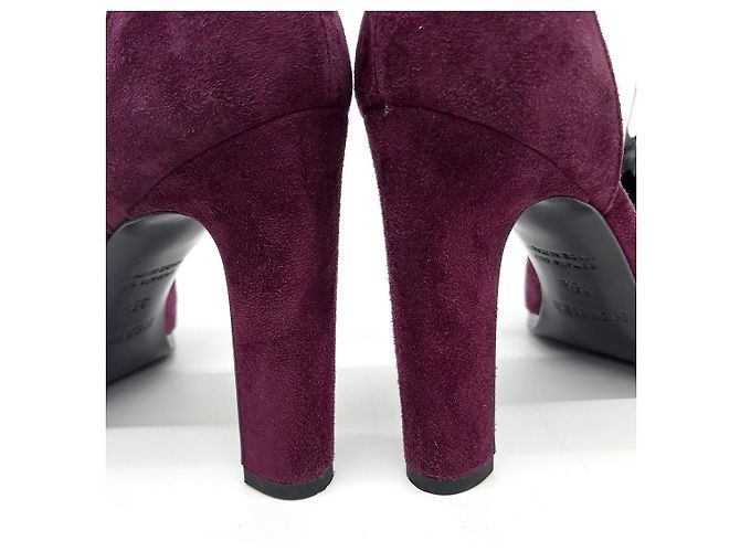 Sandali NINA in suede Hermès - vista 3