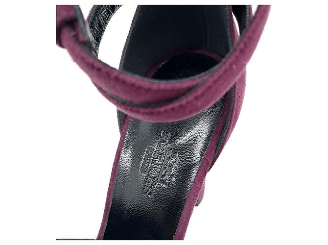 Sandali NINA in suede Hermès - vista 6