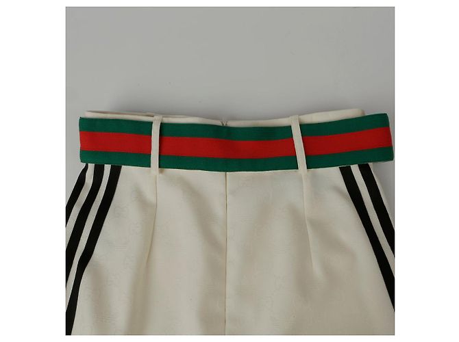 Gucci Falda Cinturón Jacquard Adidas Talla Blanco - vista 5