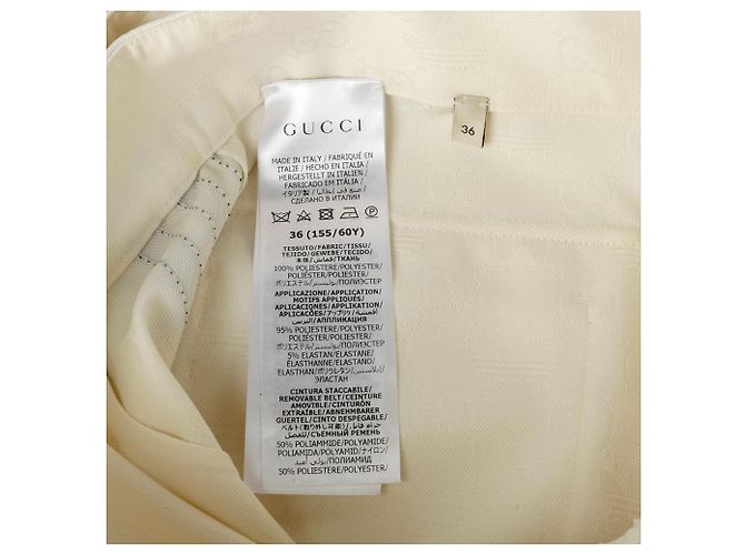 Gucci Falda Cinturón Jacquard Adidas Talla Blanco - vista 9