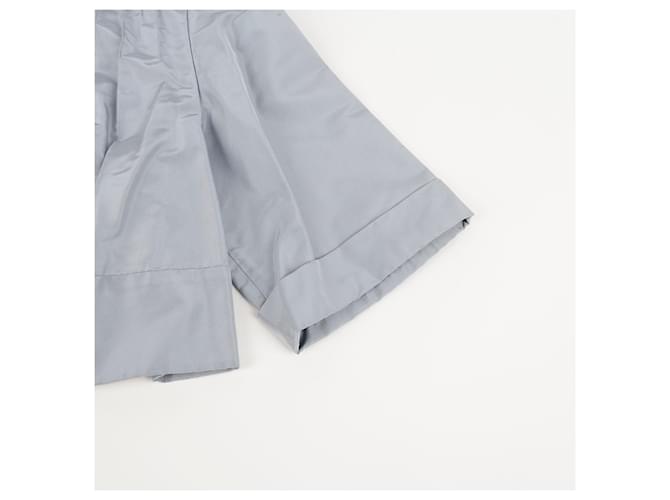 Prada Plissee-Jacke Größe Blau - Ansicht 5