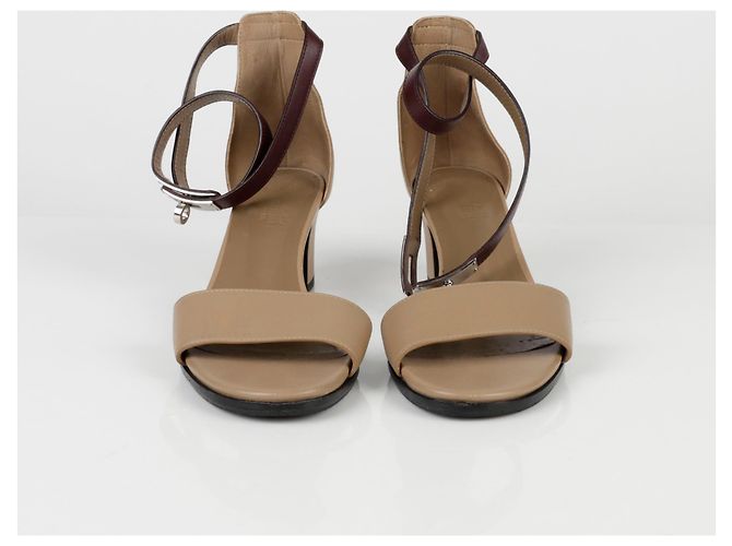 Hermès Sandali Manége Taglia Marrone - vista 8