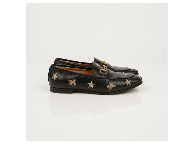 Gucci Mocassini ricamati Jordan Nero - vista 2