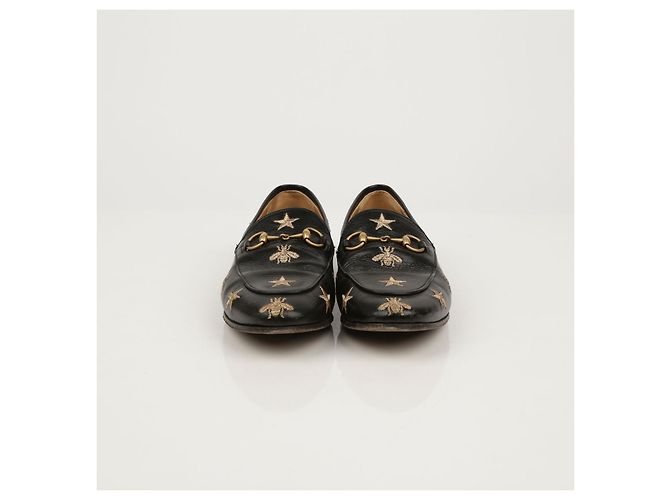 Gucci Mocassini ricamati Jordan Nero - vista 3
