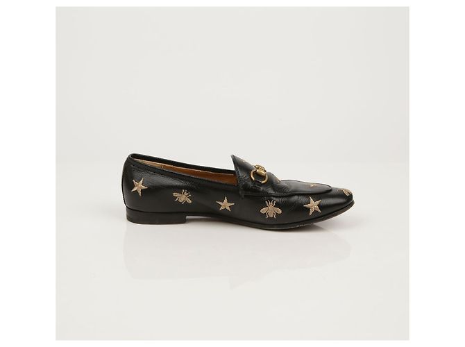 Gucci Mocassini ricamati Jordan Nero - vista 6