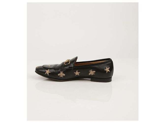 Gucci Mocassini ricamati Jordan Nero - vista 7