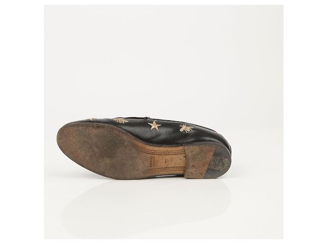 Gucci Mocassini ricamati Jordan Nero - vista 8