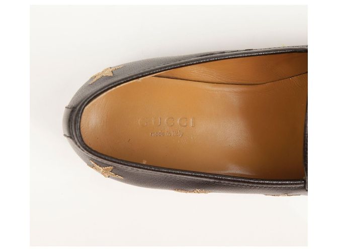 Gucci Mocassini ricamati Jordan Nero - vista 9