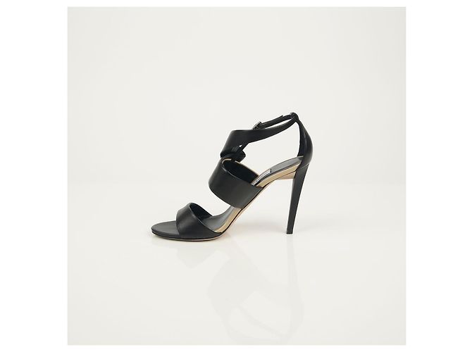 Jimmy Choo Trapezförmiger Sandalenabsatz Größe - Ansicht 8