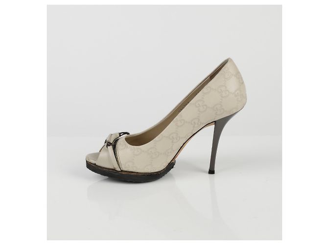 Gucci Décolleté Shima Bianco - vista 3