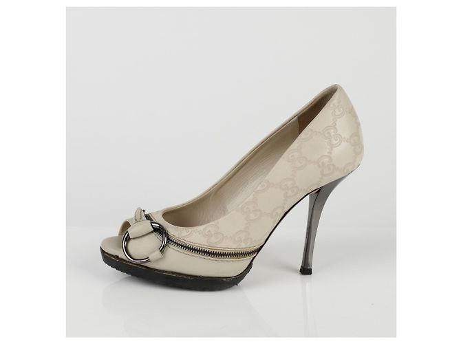 Gucci Décolleté Shima Bianco - vista 4