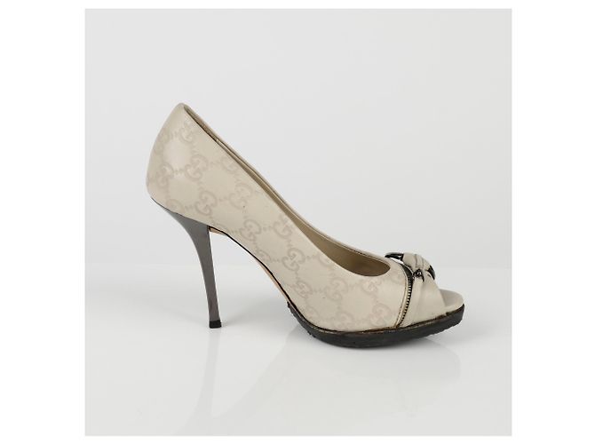 Gucci Décolleté Shima Bianco - vista 5