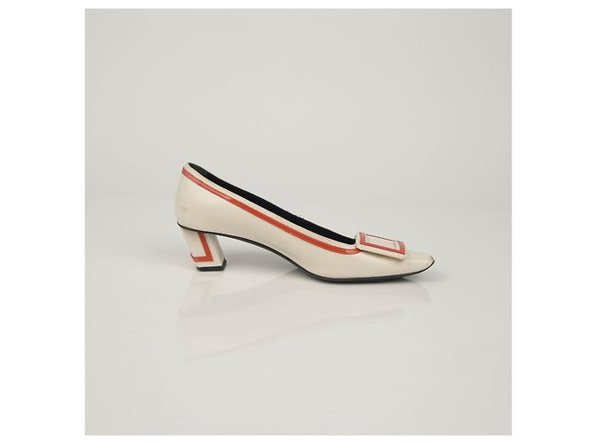 Roger Vivier Décolleté Bibi Lou Bell Bianco - vista 11