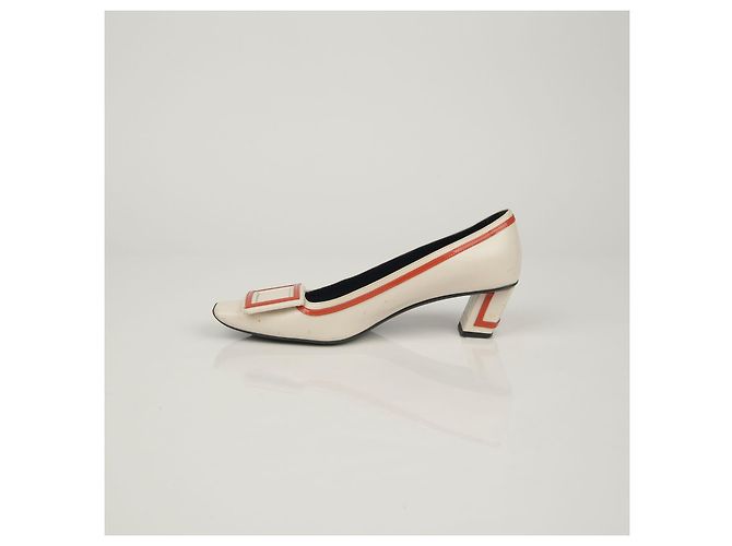 Roger Vivier Décolleté Bibi Lou Bell Bianco - vista 13