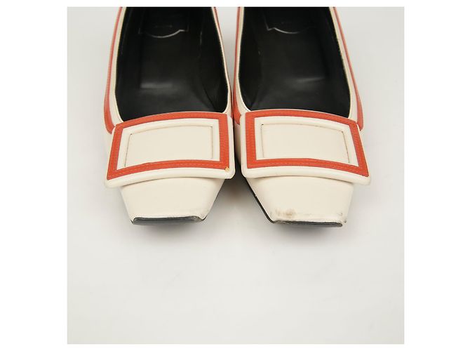Roger Vivier Décolleté Bibi Lou Bell Bianco - vista 5