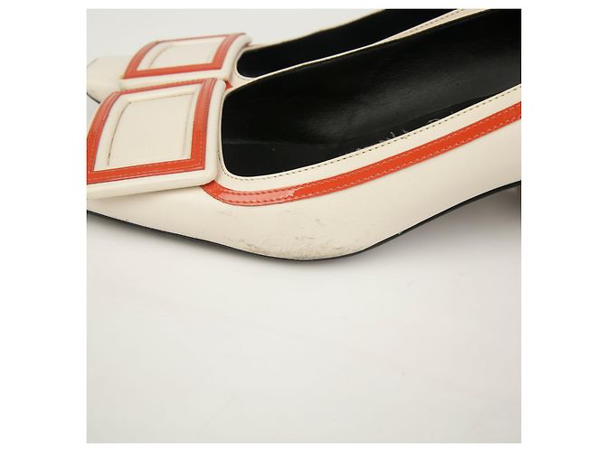 Roger Vivier Décolleté Bibi Lou Bell Bianco - vista 7