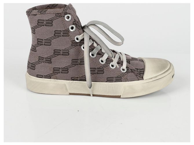 Balenciaga Sneakers alte Paris Taglia Marrone - vista 2