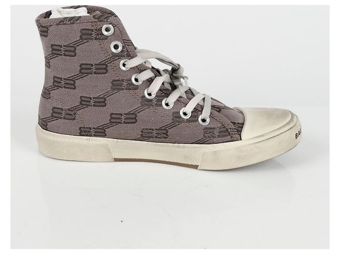 Balenciaga Sneakers alte Paris Taglia Marrone - vista 5