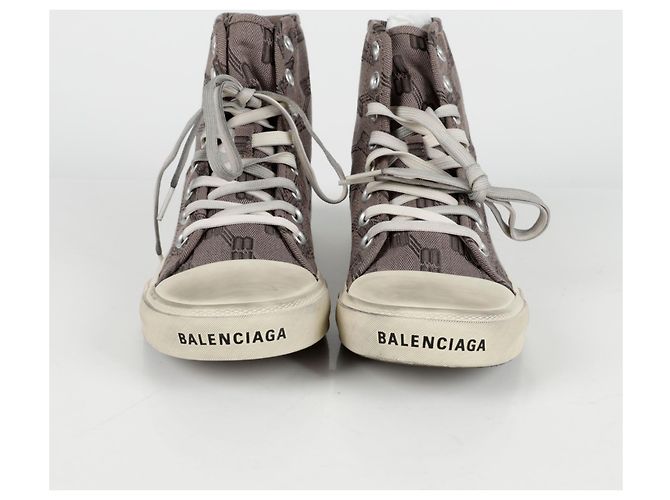 Balenciaga Sneakers alte Paris Taglia Marrone - vista 6