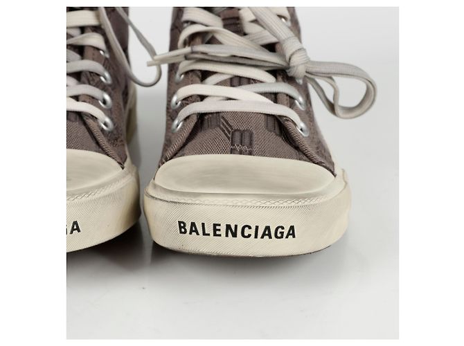 Balenciaga Sneakers alte Paris Taglia Marrone - vista 7