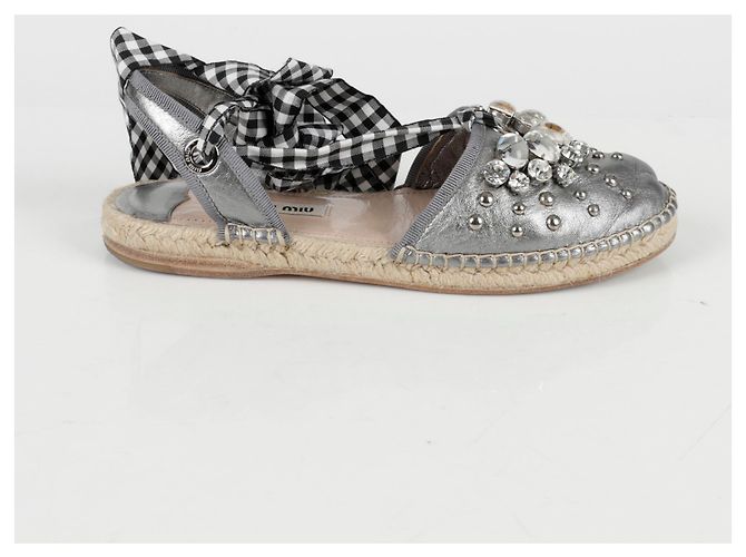Miu Miu Espadrilha de Cristal Tamanho - vista 2