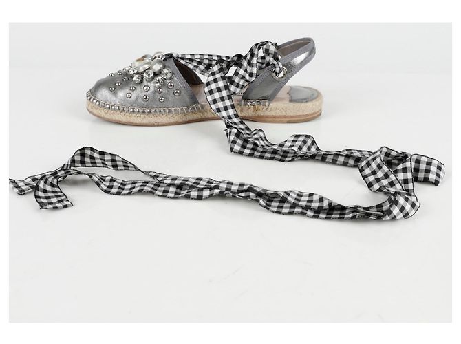 Miu Miu Espadrilha de Cristal Tamanho - vista 4