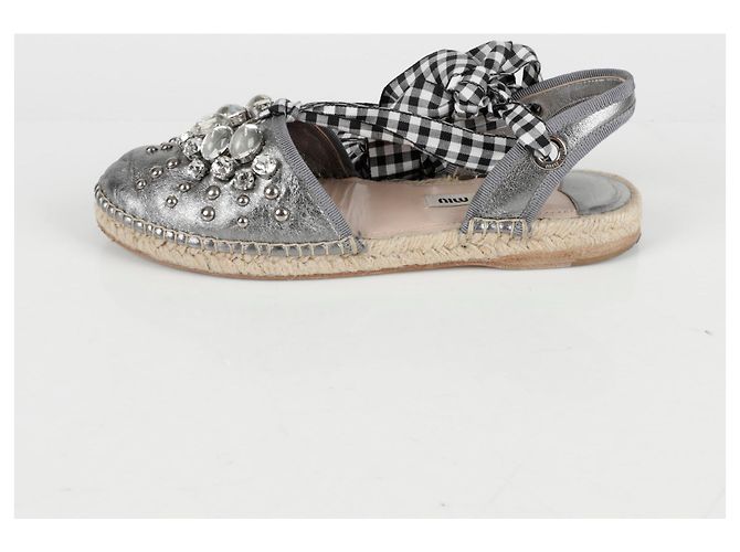 Miu Miu Espadrilha de Cristal Tamanho - vista 5
